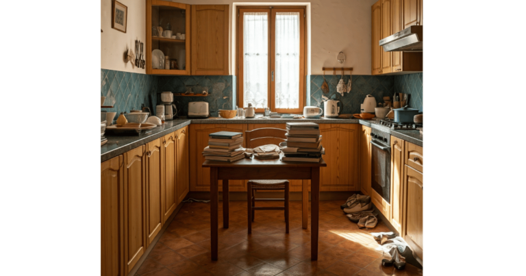 kitchen clutter